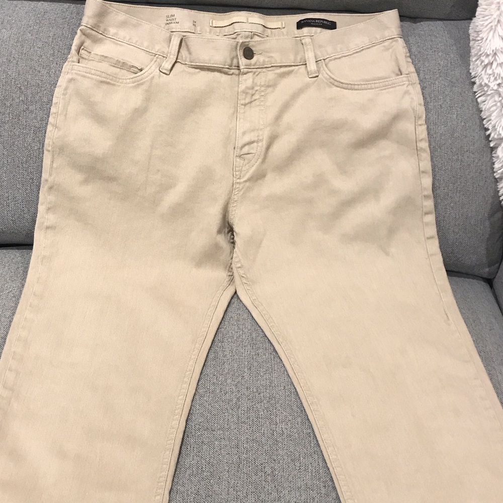 Banana Republic Tan Men's Pants